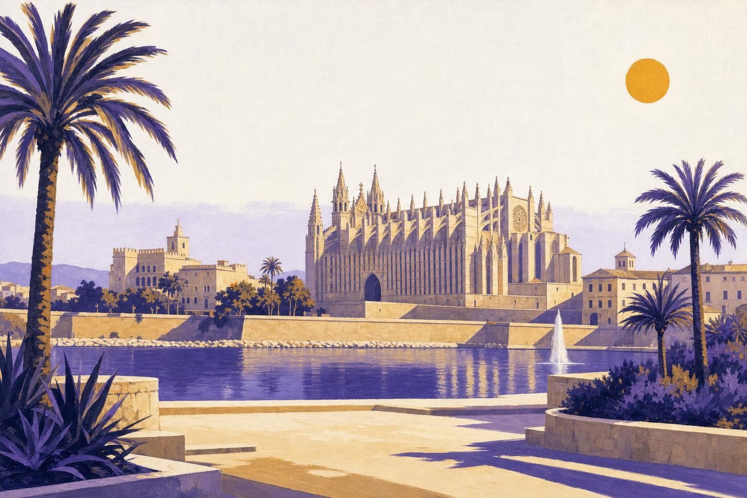 Illustration of Palma de Mallorca